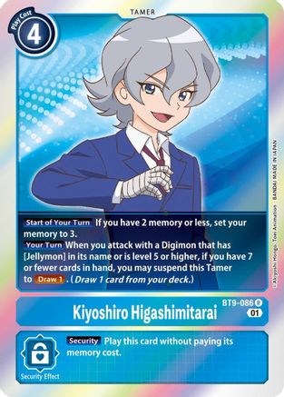 Kiyoshiro Higashimitarai (BT9-086) - X Record Foil