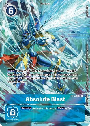 Absolute Blast (Summer 2022 Dash Pack) (BT5-097) - Battle of Omni Foil