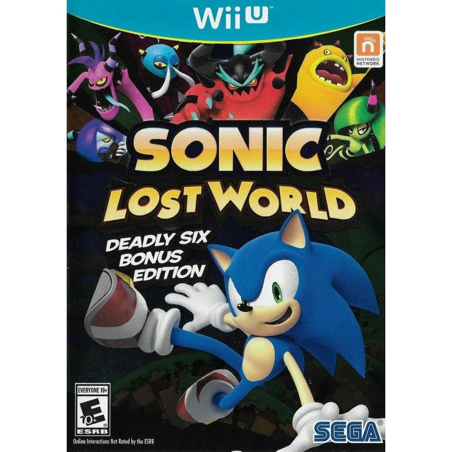 Sonic Lost World (Deadly Six Bonus Edition) - Nintendo Wii U