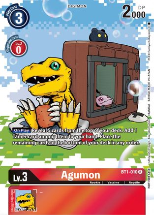 Agumon - BT1-010 (25th Special Memorial Pack) (BT1-010) - Release Special Booster 1.0 Foil