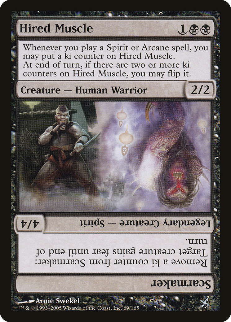 Hired Muscle // Scarmaker (BOK-069) - Betrayers of Kamigawa Foil