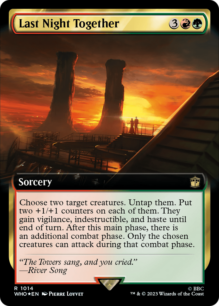 Last Night Together (WHO-1014) - Doctor Who: (Extended Art) Foil