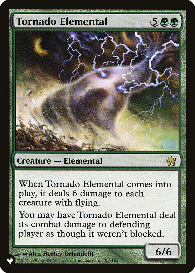 Tornado Elemental (LIST-97/165) - The List