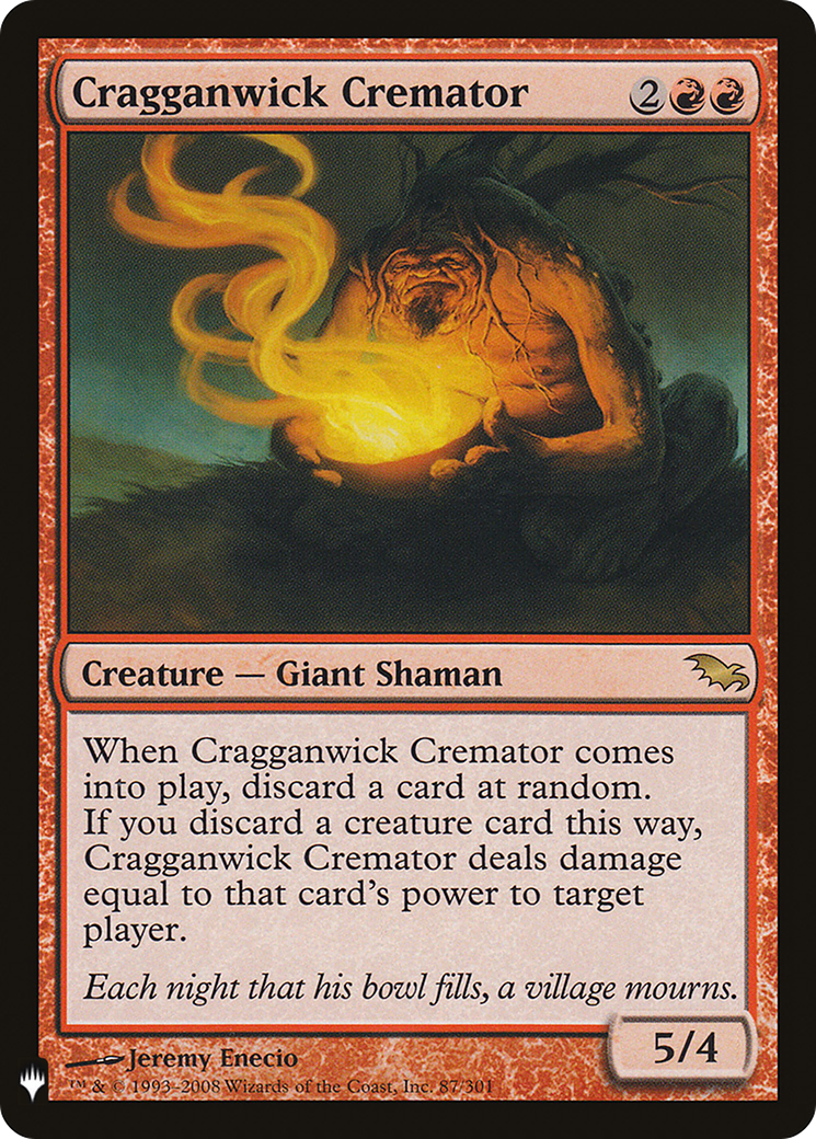 Cragganwick Cremator (LIST-87/301) - The List