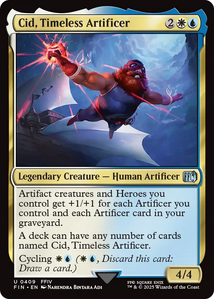 Cid, Timeless Artificer (FIN-409) - FINAL FANTASY Foil