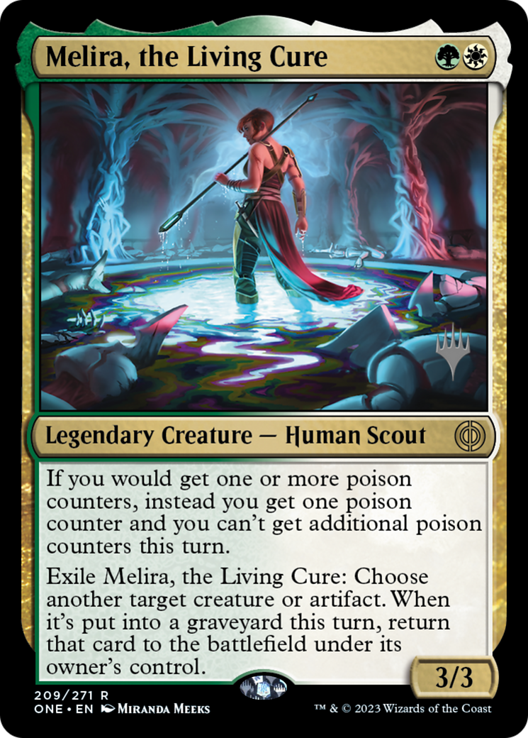 Melira, the Living Cure (PPONE-209) - Phyrexia: All Will Be One Promos