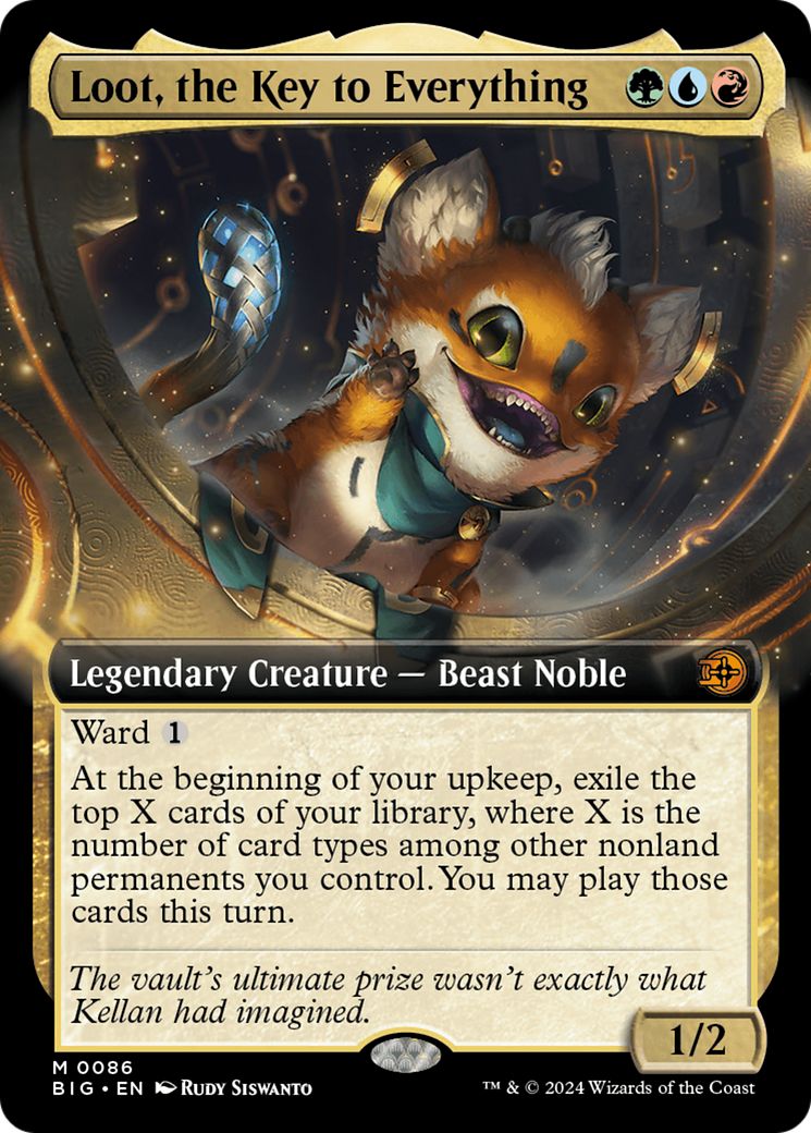 Loot, the Key to Everything (BIG-086) - The Big Score: (Extended Art) Foil