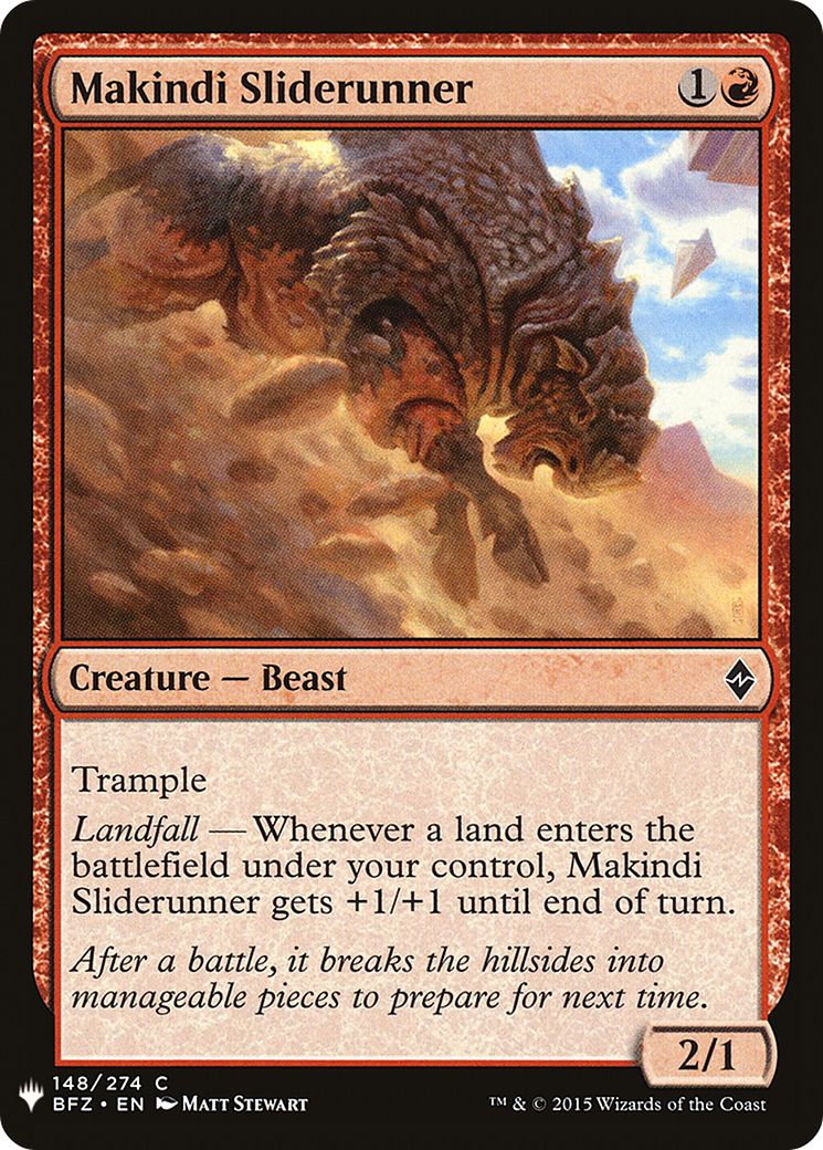 Makindi Sliderunner (LIST-148) - The List