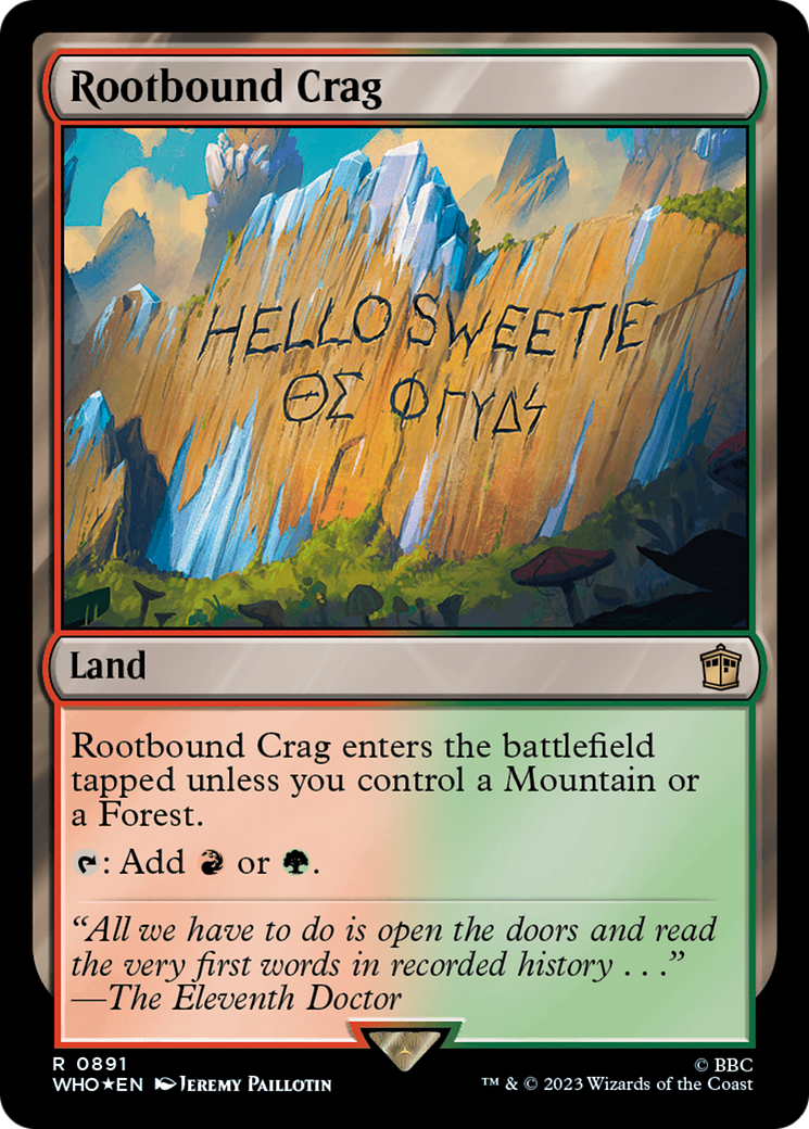 Rootbound Crag (WHO-891) - Doctor Who Foil