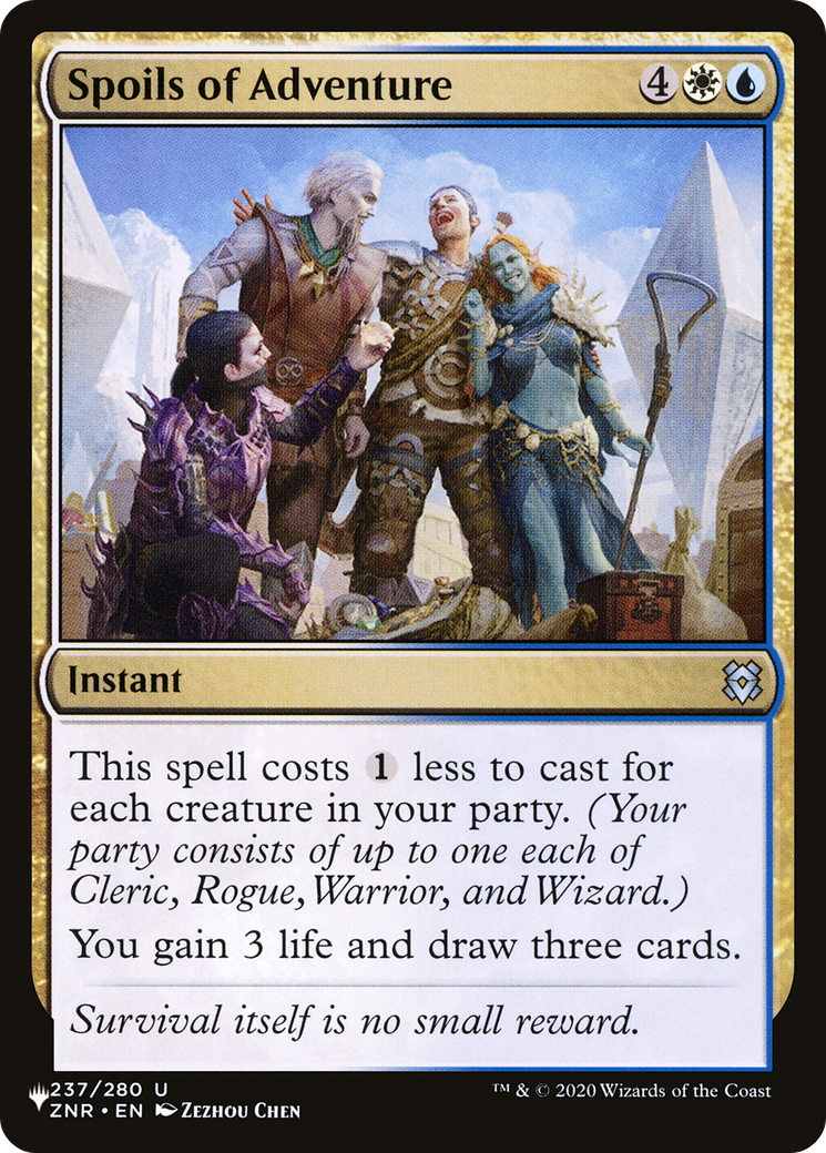 Spoils of Adventure (LIST-237) - The List