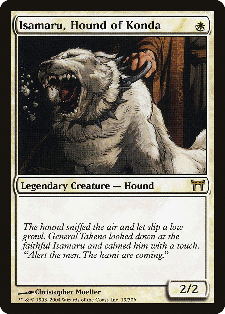 Isamaru, Hound of Konda (CHK-019) - Champions of Kamigawa