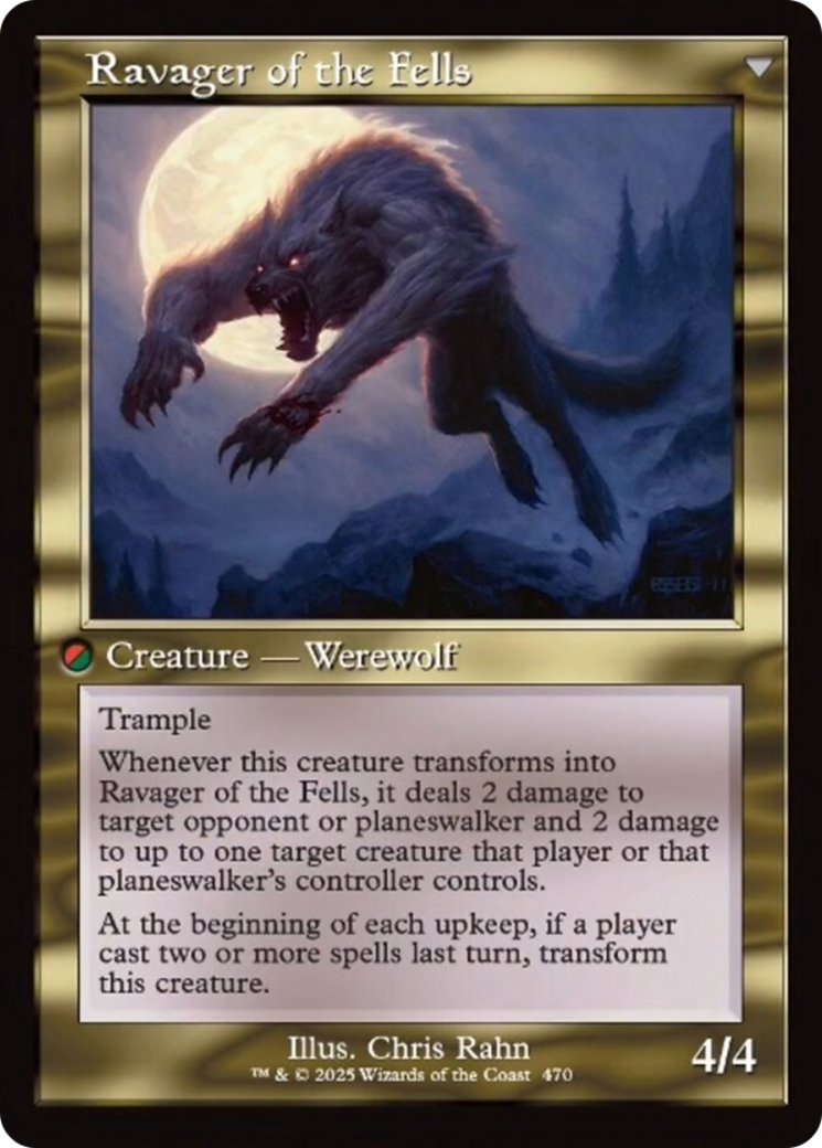 Huntmaster of the Fells // Ravager of the Fells (Retro Frame) (INR-470) - Innistrad Remastered Foil