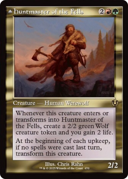 Huntmaster of the Fells // Ravager of the Fells (Retro Frame) (INR-470) - Innistrad Remastered