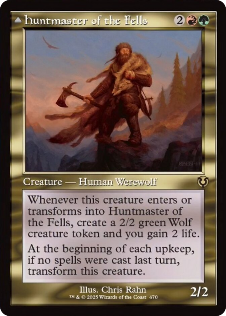 Huntmaster of the Fells // Ravager of the Fells (Retro Frame) (INR-470) - Innistrad Remastered Foil