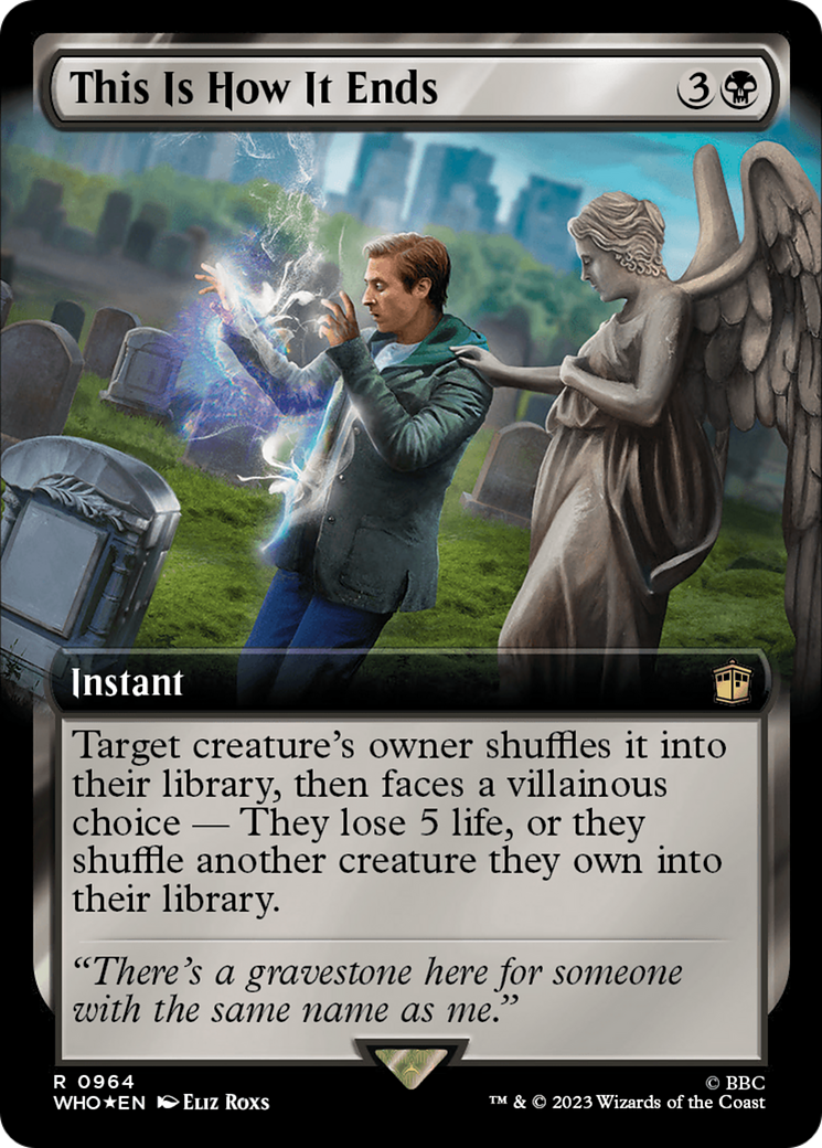 This Is How It Ends (WHO-964) - Doctor Who: (Extended Art) Foil