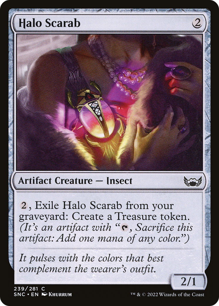 Halo Scarab (SNC-239) - Streets of New Capenna Foil
