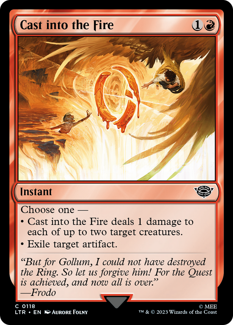 Cast into the Fire (LTR-118) - The Lord of the Rings: Tales of Middle-earth