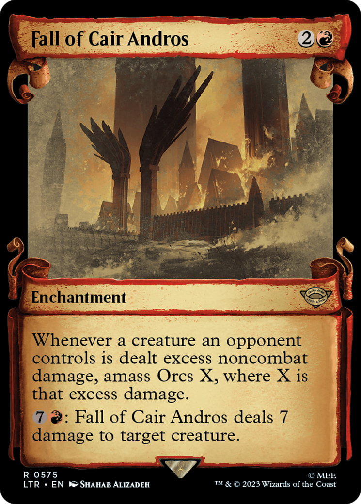 Fall of Cair Andros (LTR-575) - The Lord of the Rings: Tales of Middle-earth: (Showcase) Foil