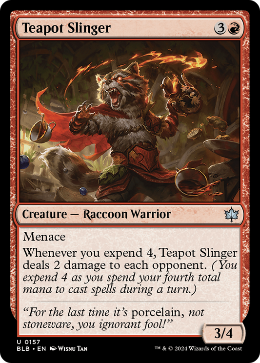 Teapot Slinger (BLB-157) - Bloomburrow Foil