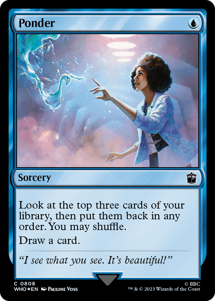 Ponder (WHO-808) - Doctor Who Foil