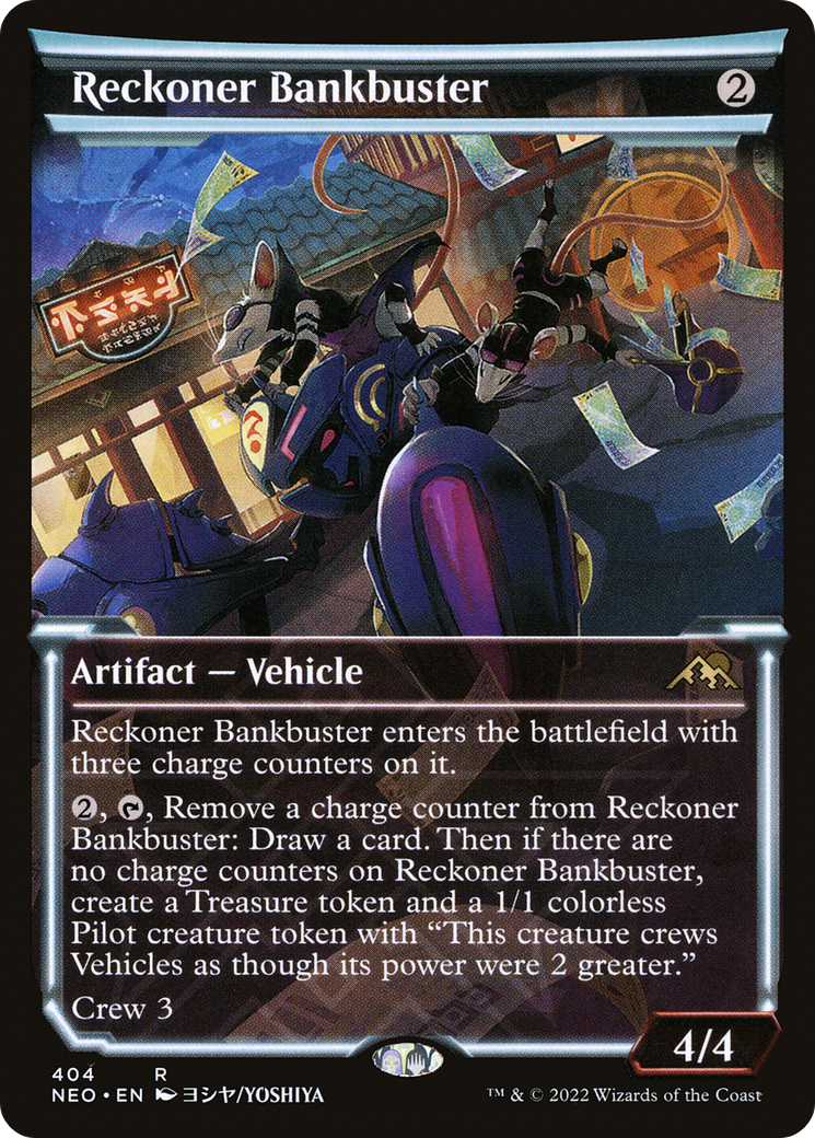 Reckoner Bankbuster (NEO-404) - Kamigawa: Neon Dynasty: (Showcase)