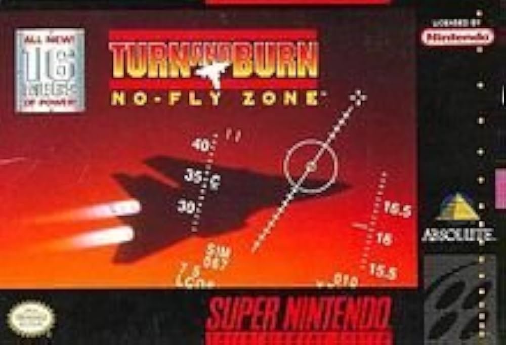 Turn and Burn: No-Fly Zone - Super Nintendo (SNES)