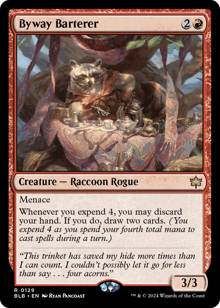 Byway Barterer (PPBLB-129P) - Bloomburrow Promos Foil