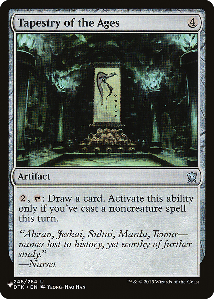 Tapestry of the Ages (LIST-246/264) - The List