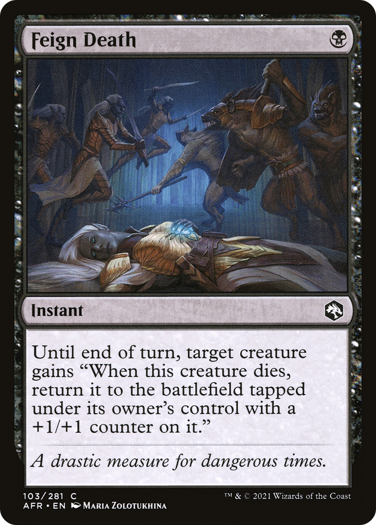Feign Death (AFR-103) - Adventures in the Forgotten Realms Foil