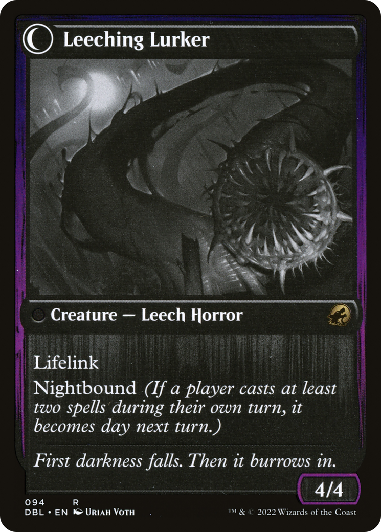 Curse of Leeches (DBL-094) - Innistrad: Double Feature: (Double Faced Transform)