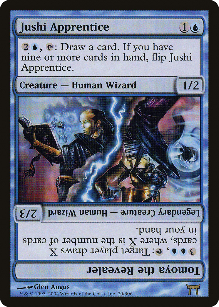 Jushi Apprentice // Tomoya the Revealer (CHK-070) - Champions of Kamigawa