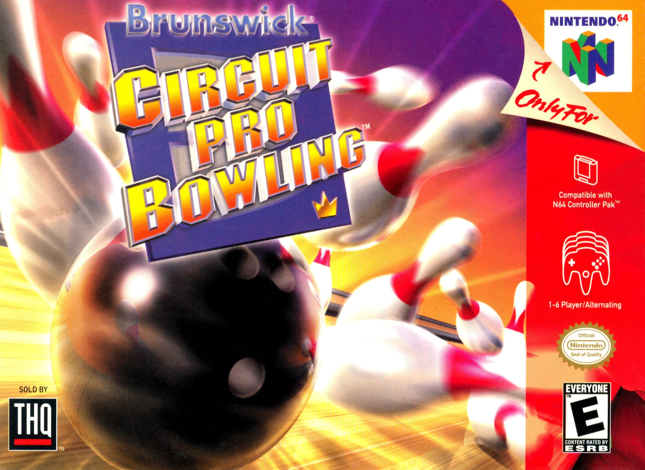 Brunswick Circuit Pro Bowling - Nintendo 64 (N64)