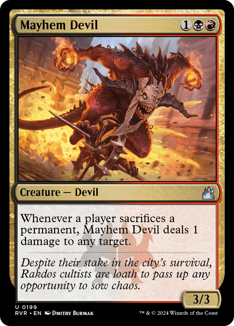 Mayhem Devil (RVR-199) - Ravnica Remastered