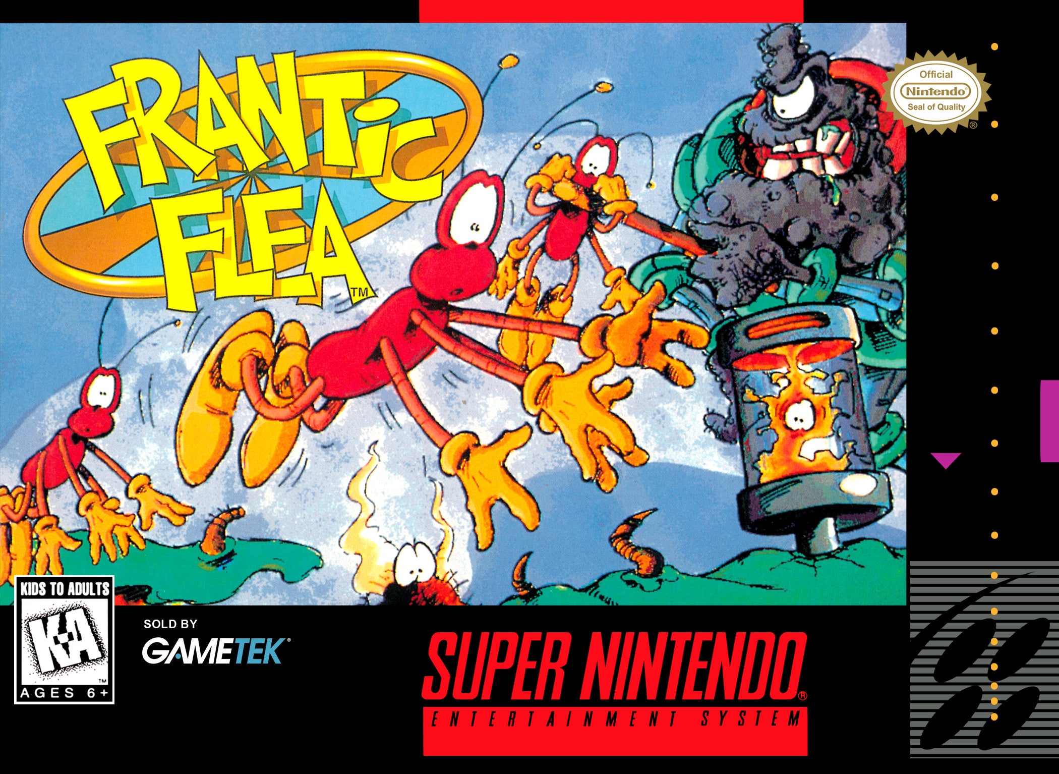 Frantic Flea - Super Nintendo (SNES)