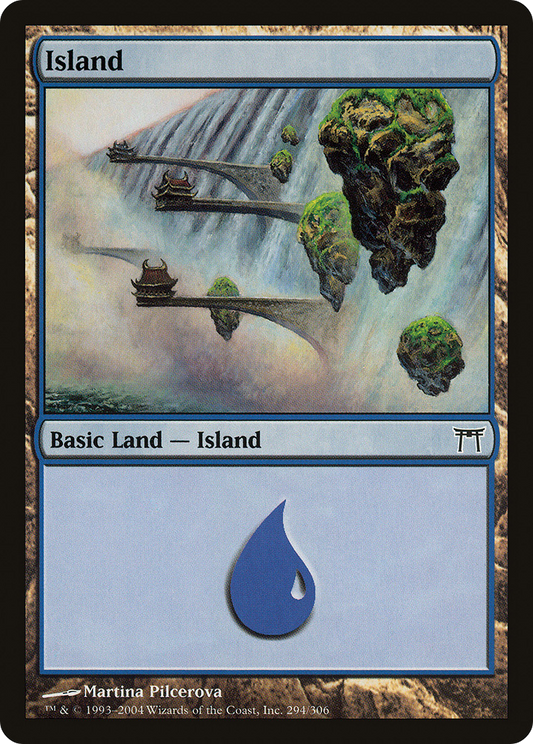 Island (CHK-294) - Champions of Kamigawa