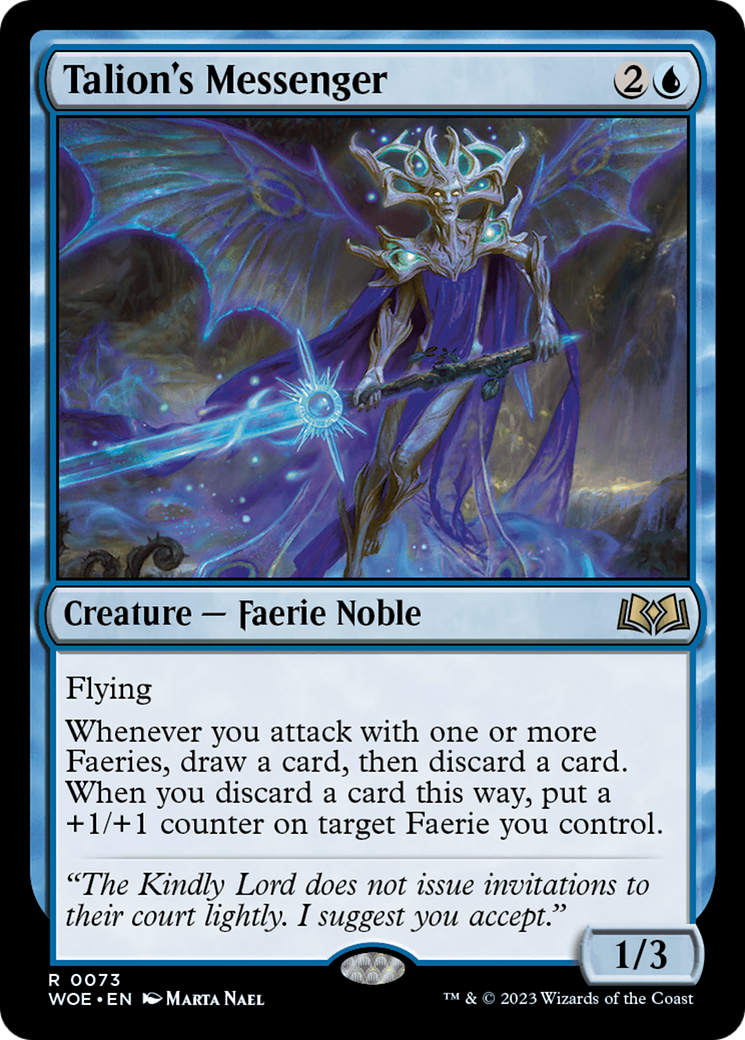 Talion's Messenger (WOE-073) - Wilds of Eldraine Foil