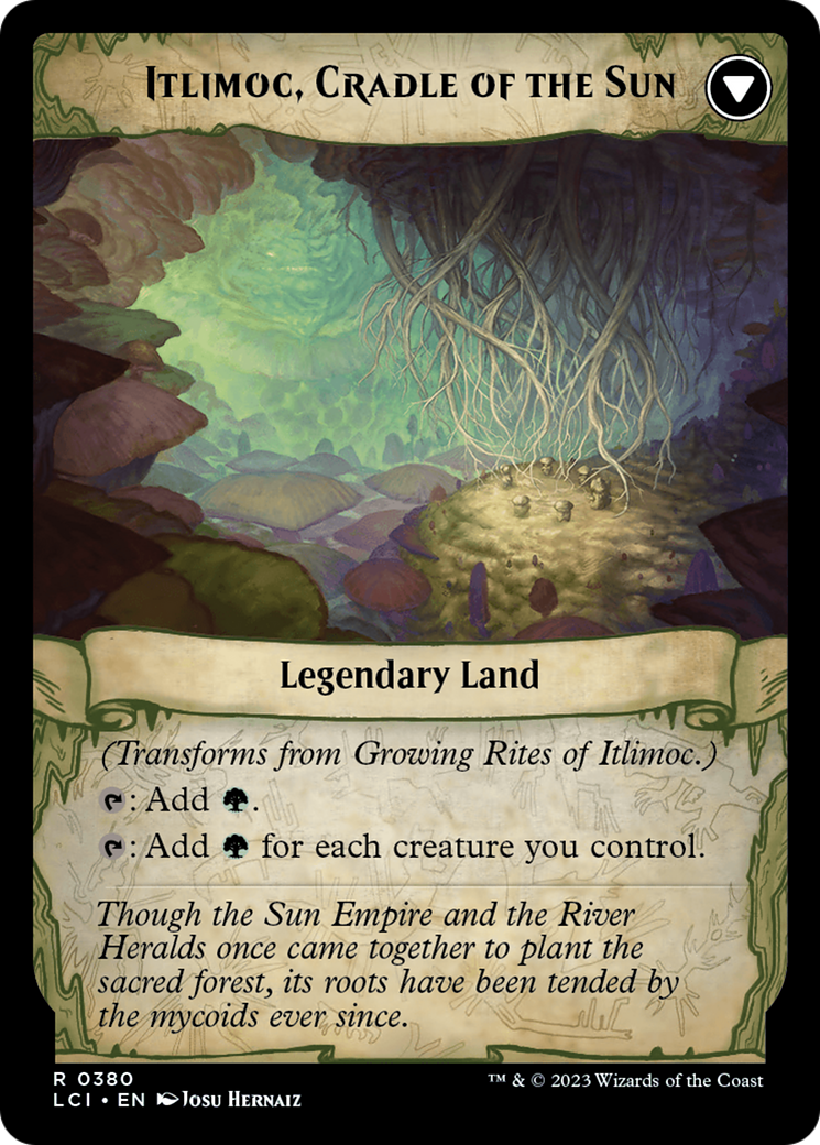 Growing Rites of Itlimoc // Itlimoc, Cradle of the Sun (LCI-380) - The Lost Caverns of Ixalan: (Extended Art)