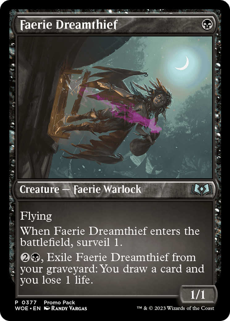 Faerie Dreamthief (PPWOE-377) - Wilds of Eldraine Foil