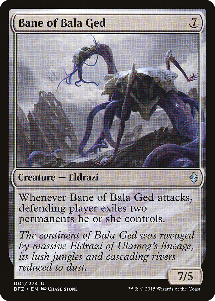 Bane of Bala Ged (BFZ-001) - Battle for Zendikar Foil