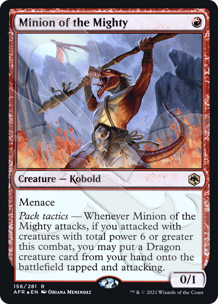 Minion of the Mighty (AFR&-156) - Adventures in the Forgotten Realms Promos Foil
