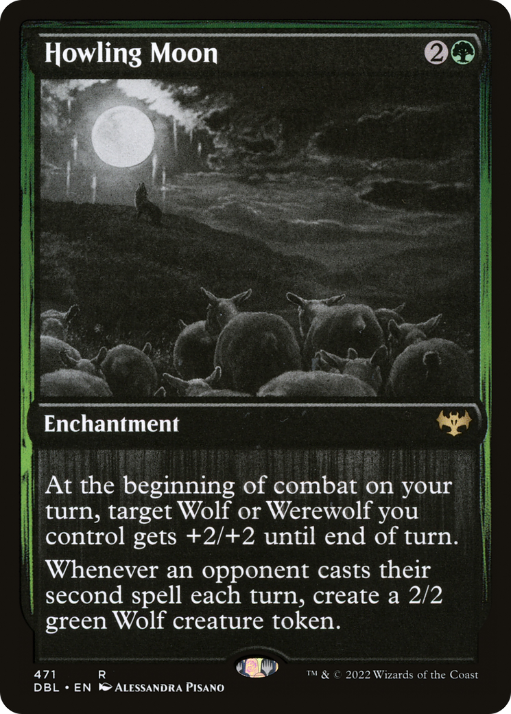 Howling Moon (DBL-471) - Innistrad: Double Feature Foil