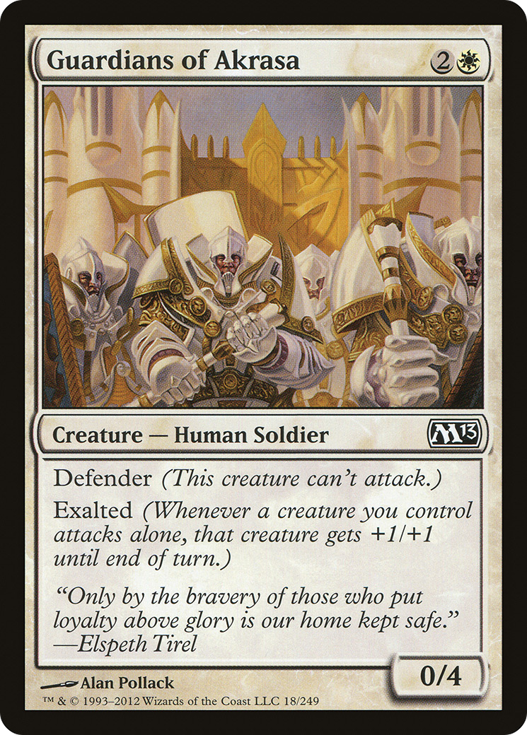Guardians of Akrasa (M13-018) - Magic 2013 Foil