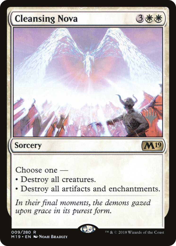 Cleansing Nova (PPM20-009) - Core Set 2019 Promos Foil