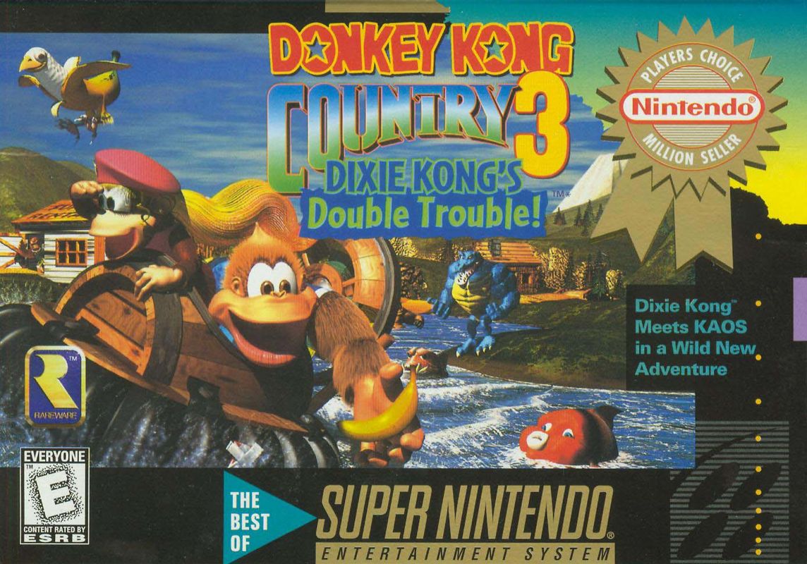 Donkey Kong Country 3: Dixie Kong's Double Trouble! - Super Nintendo (SNES)