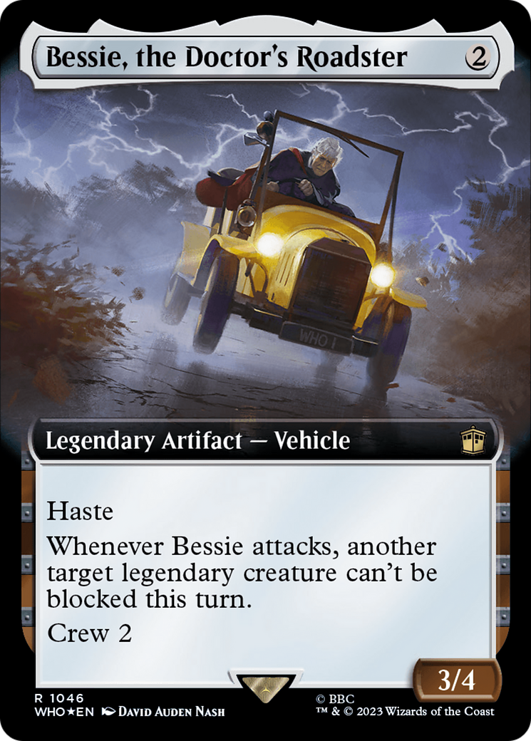 Bessie, the Doctor's Roadster (WHO-1046) - Doctor Who: (Extended Art) Foil