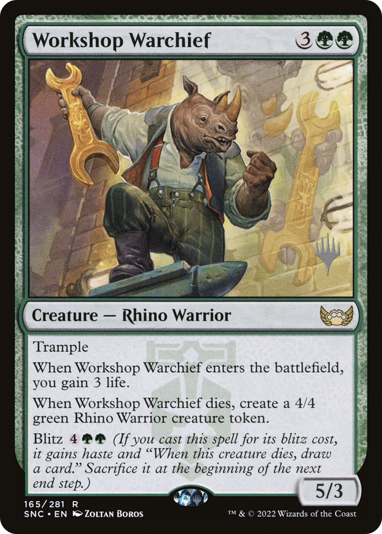 Workshop Warchief (PPSNC-165P) - Streets of New Capenna Promos Foil