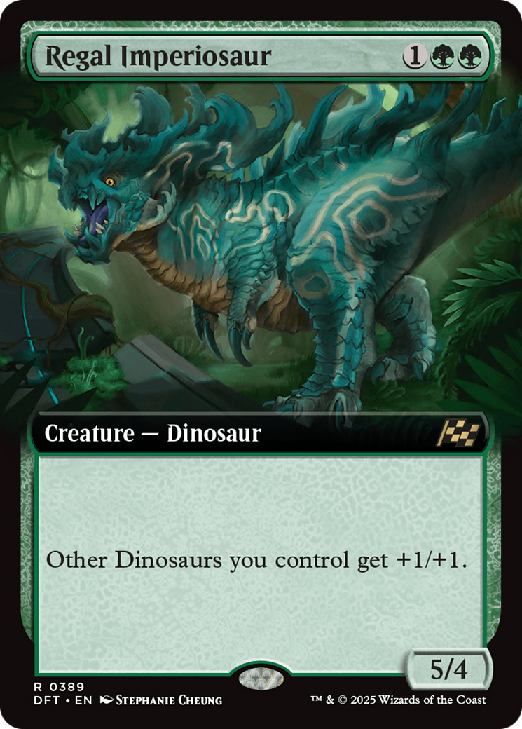 Regal Imperiosaur (DFT-389) - Aetherdrift: (Extended Art)