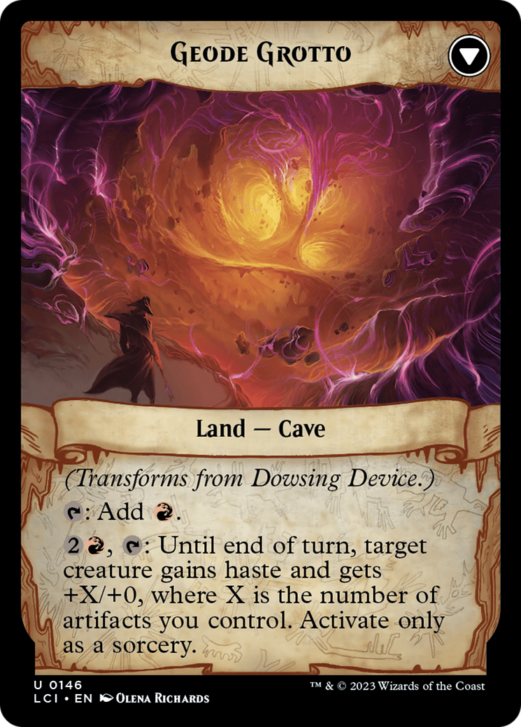 Dowsing Device // Geode Grotto (LCI-146) - The Lost Caverns of Ixalan Foil