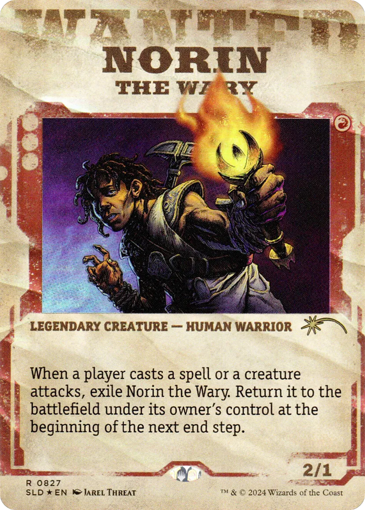 Norin the Wary // Norin the Wary (SLD-827) - Secret Lair Drop: (Showcase) (Borderless)