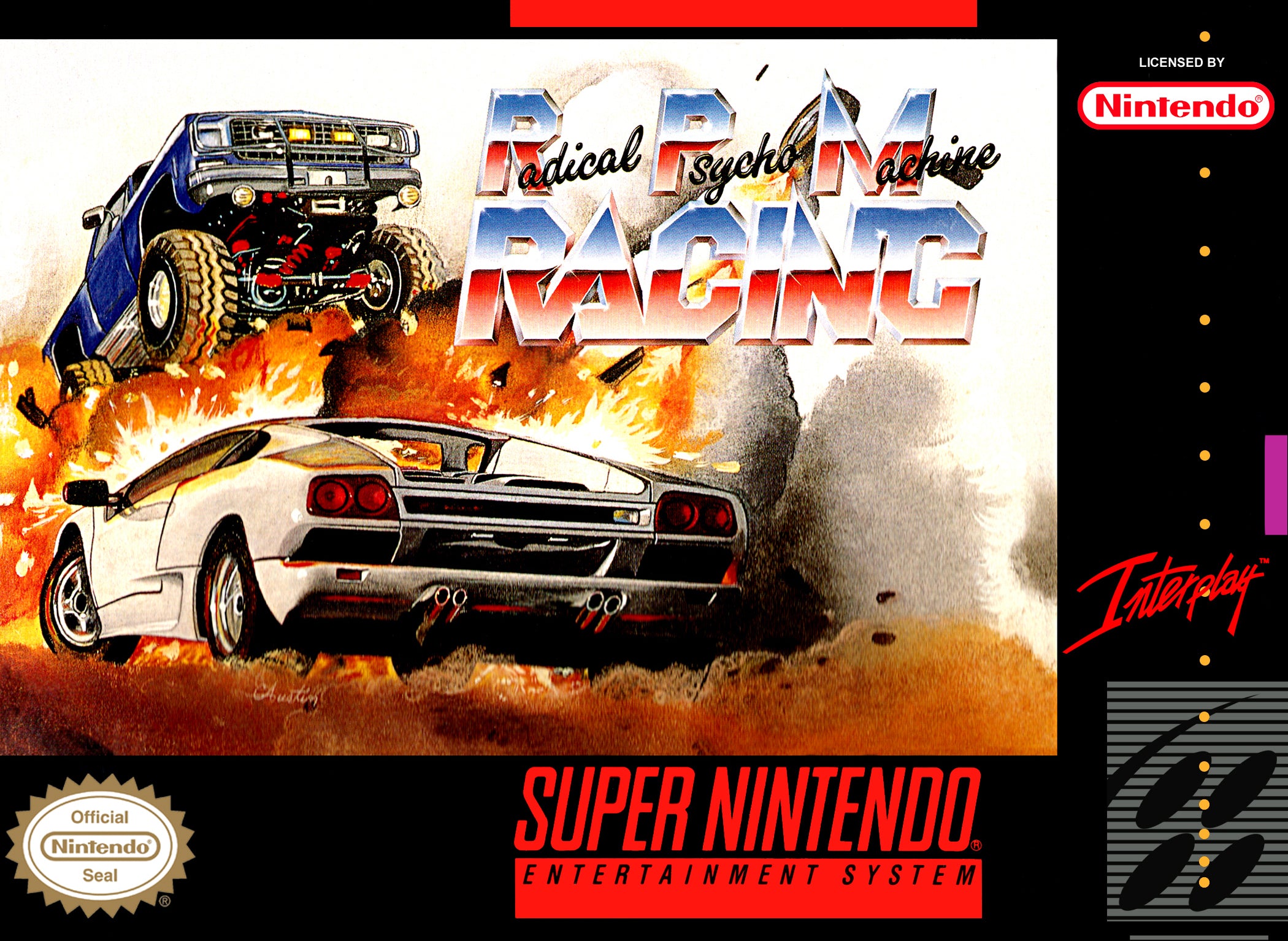 Radical Psycho Machine Racing - Super Nintendo (SNES)